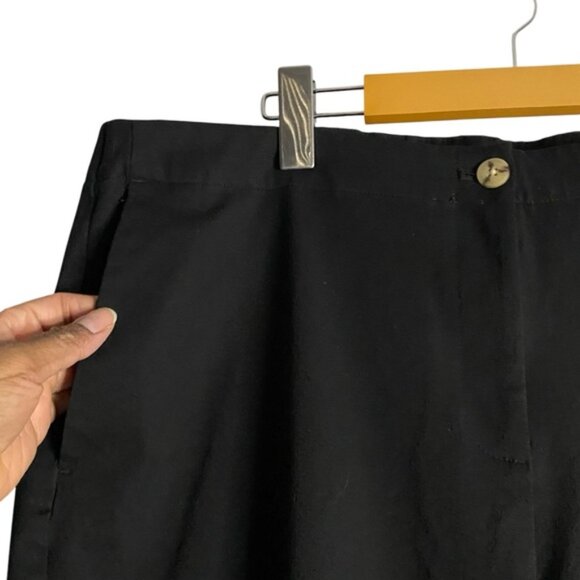 J. Jill Women's Black High Waisted Ankle Cropped Pants - Picture 7 of 10